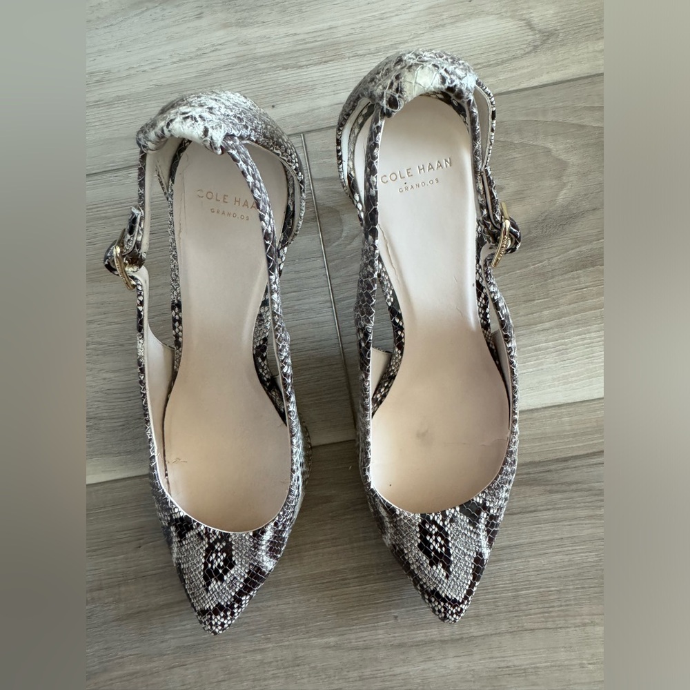 $ firm Cole Haan Snakeskin Pumps